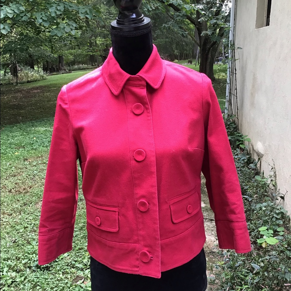 Talbots petite 3/4 sleeve jacket.